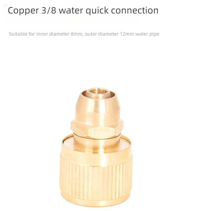 Lingzhen Car cleaning water gun garden irrigation water cleaning hose fittings brass 1/2 inch quick connector