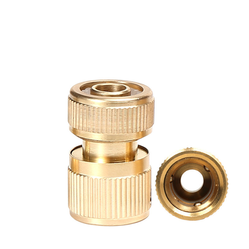 Lingzhen Car cleaning water gun garden irrigation water cleaning hose fittings brass 1/2 inch quick connector