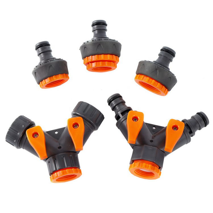 Lingzhen  ABS 1/2 3/4 Inch Quick Connector Pacifier With Garden Car Washing Equipment Quick Adapter Connector Fittings