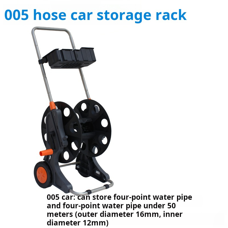 Portable Plastic Garden Black Hose Reel Car wash hose storage rack