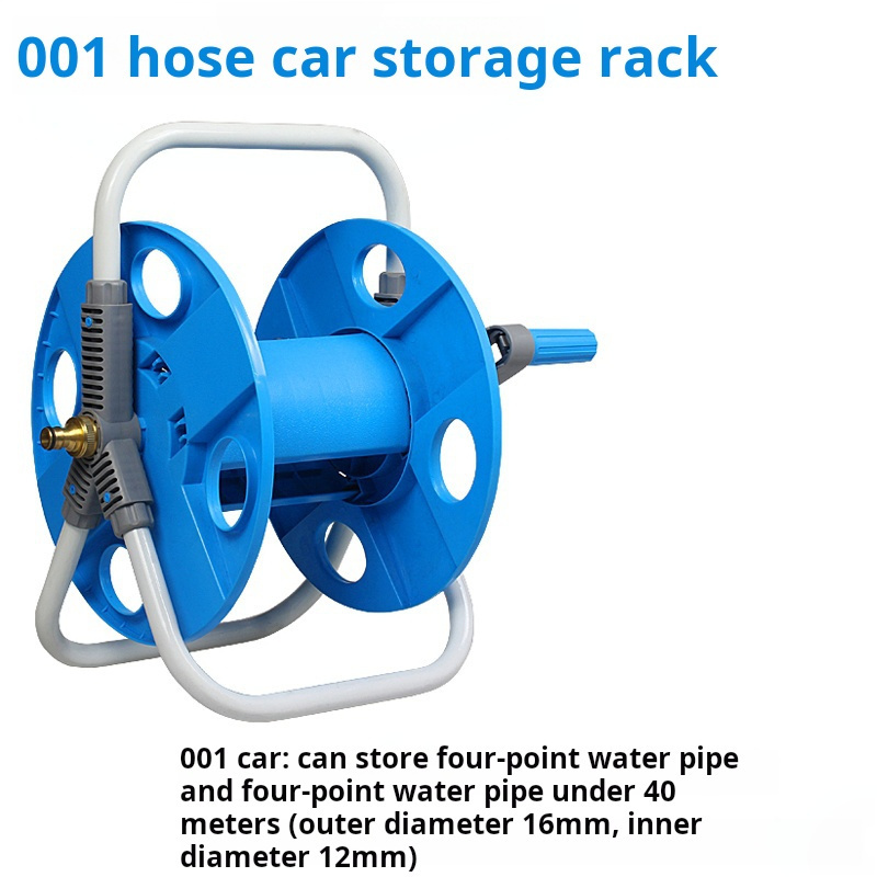 Garden Hose Reel Heavy Duty Retractable High Pressure metal Washing accessory