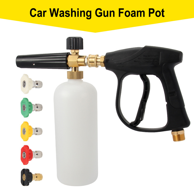 Lingzhen High Pressure Cleaning Equipment Foam Gun Car Wash Snow Foam Lance Foam Cannon Spray Gun