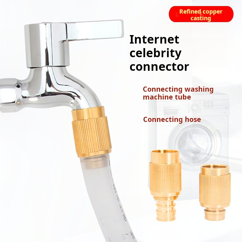 Lingzhen brass tools fittings plug garden water quick connect hose connectors