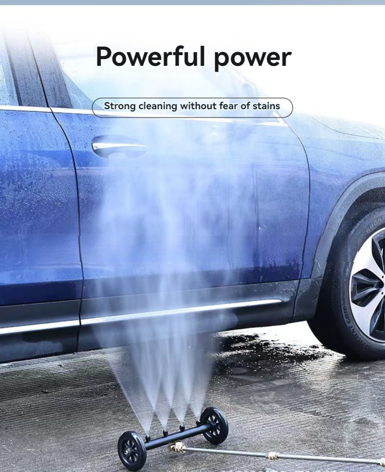 Lingzhen Car chassis brush cleaning, road scrubber, high-pressure cleaning machine, water gun, multifunctional cleaning, floor scrubber