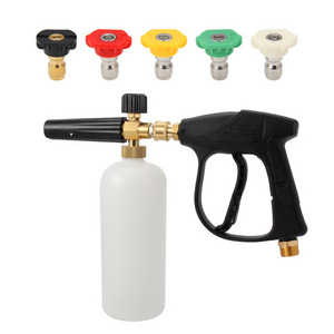 Lingzhen High Pressure Cleaning Equipment Foam Gun Car Wash Snow Foam Lance Foam Cannon Spray Gun