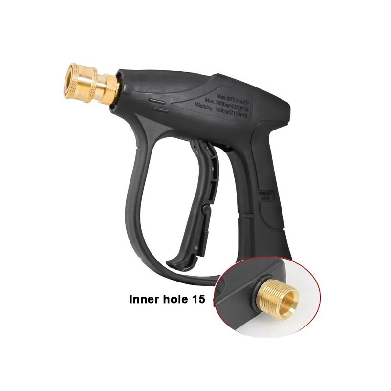 Lingzhen 150bar/ 2250psi High Pressure Washer Gun High Pressure Water Spray Gun Jet Washer Washer Spray Gun