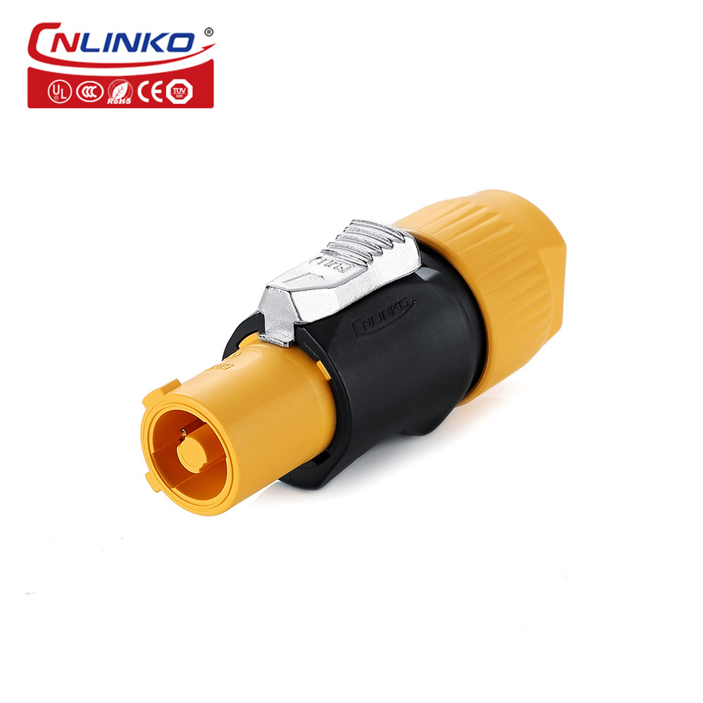 IP67 Waterproof Input 20A Power 12V DC Connector 3 Pin Quick Connectors Male XLR CNLINKO Round Female Usb 4 6 Pin Solder 4p 500V