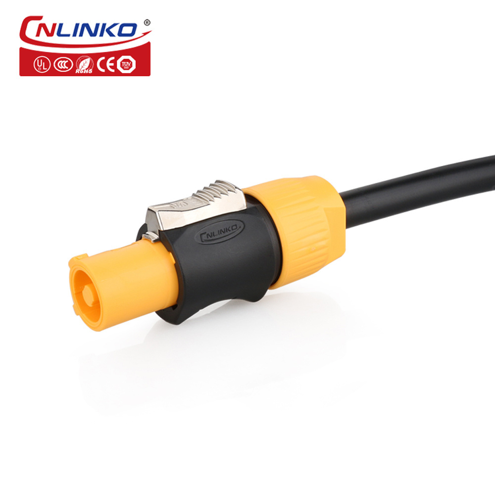 IP67 Waterproof Input 20A Power 12V DC Connector 3 Pin Quick Connectors Male XLR CNLINKO Round Female Usb 4 6 Pin Solder 4p 500V