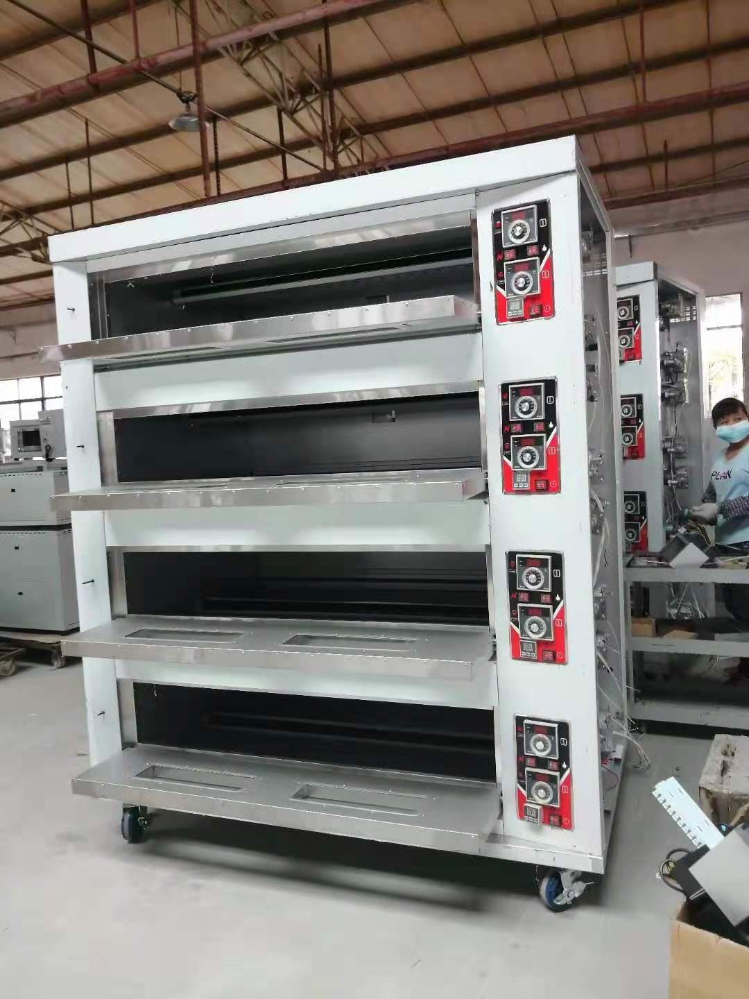 Customizable Electric High Quality Standard Deck Oven 3 Layers 12 Pans