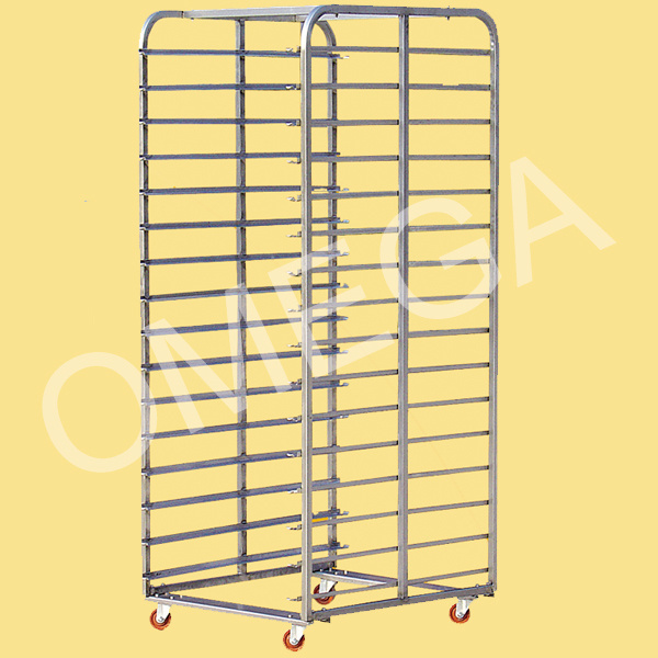 Stainless Steel Kitchen Food Trolley Bakery Trolley Racks for Rotating Rack Oven