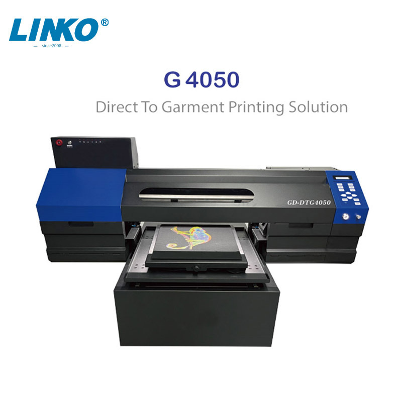 LINKO hot sale  Product A3 30cm 12inch DTG print printing machine widely used for t-shirts hoodies DTG printer machine