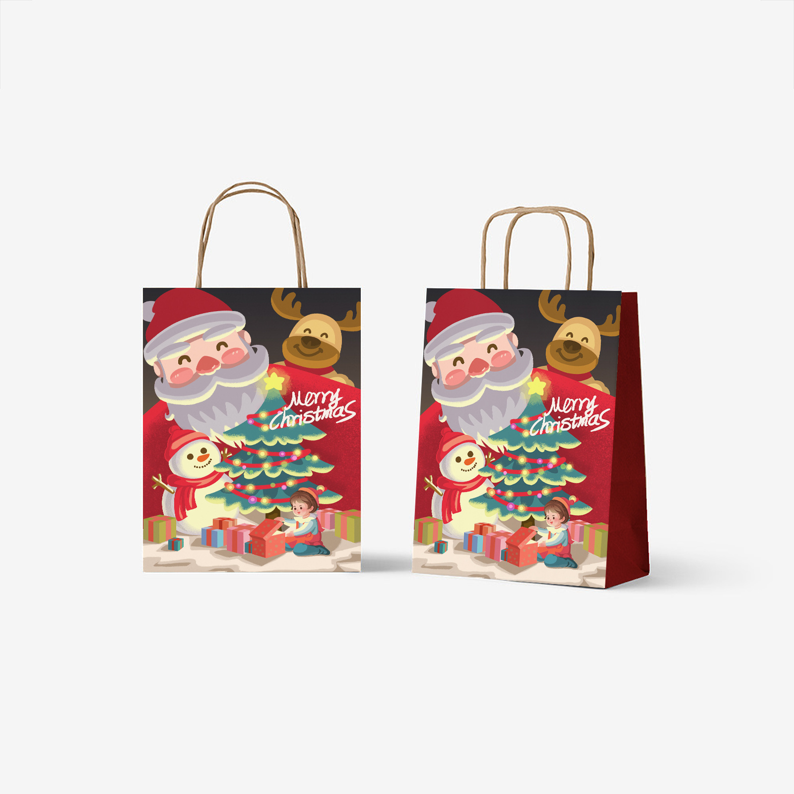 Lipack Customizable Christmas Present Bag Christmas Party Flavor Bag