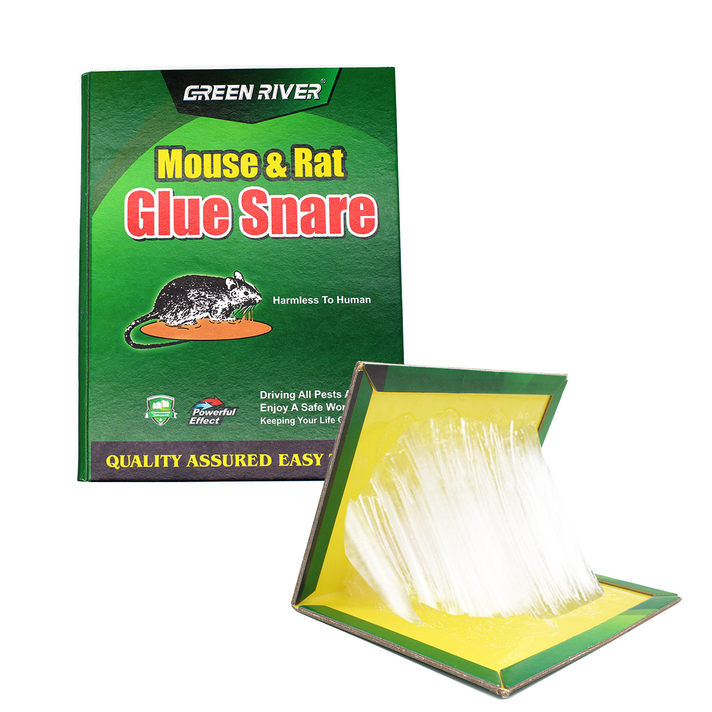 Green River disposable trap mouse glue trap with white glue factory direct sale