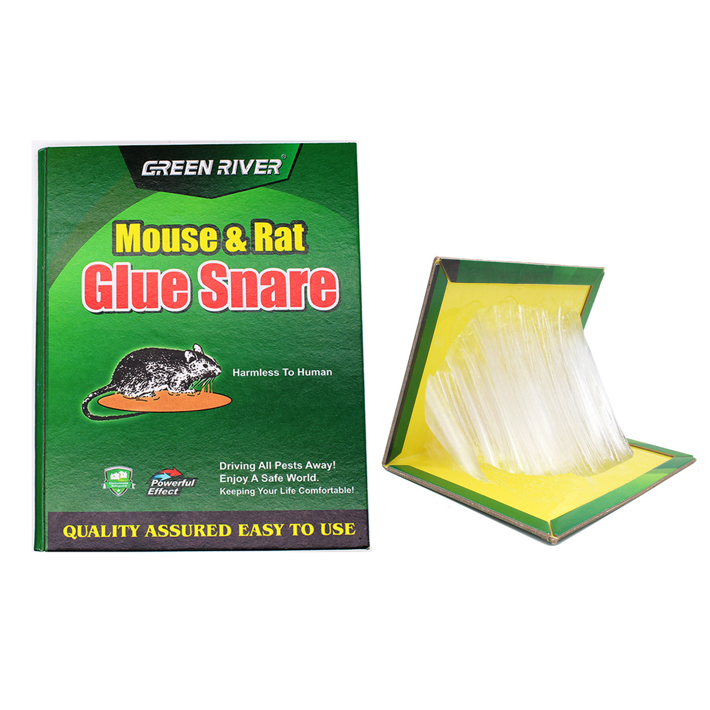 Green River disposable trap mouse glue trap with white glue factory direct sale