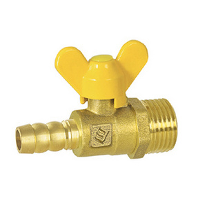 LISHUI 1/2 High Pressure Male Thread Gas Valve China Factory Brass Gas Ball Valve