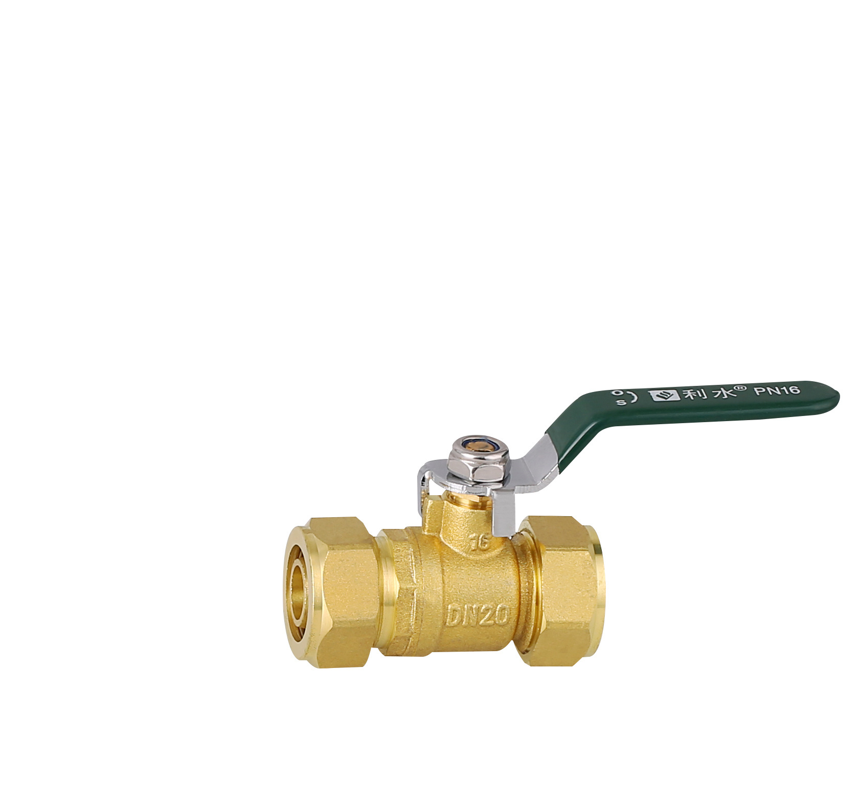 LISHUI High Quality Water Ball Valve PEX Aluminum pipe fitting Valve Compression Valve