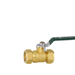 LISHUI High Quality Water Ball Valve PEX Aluminum pipe fitting Valve Compression Valve