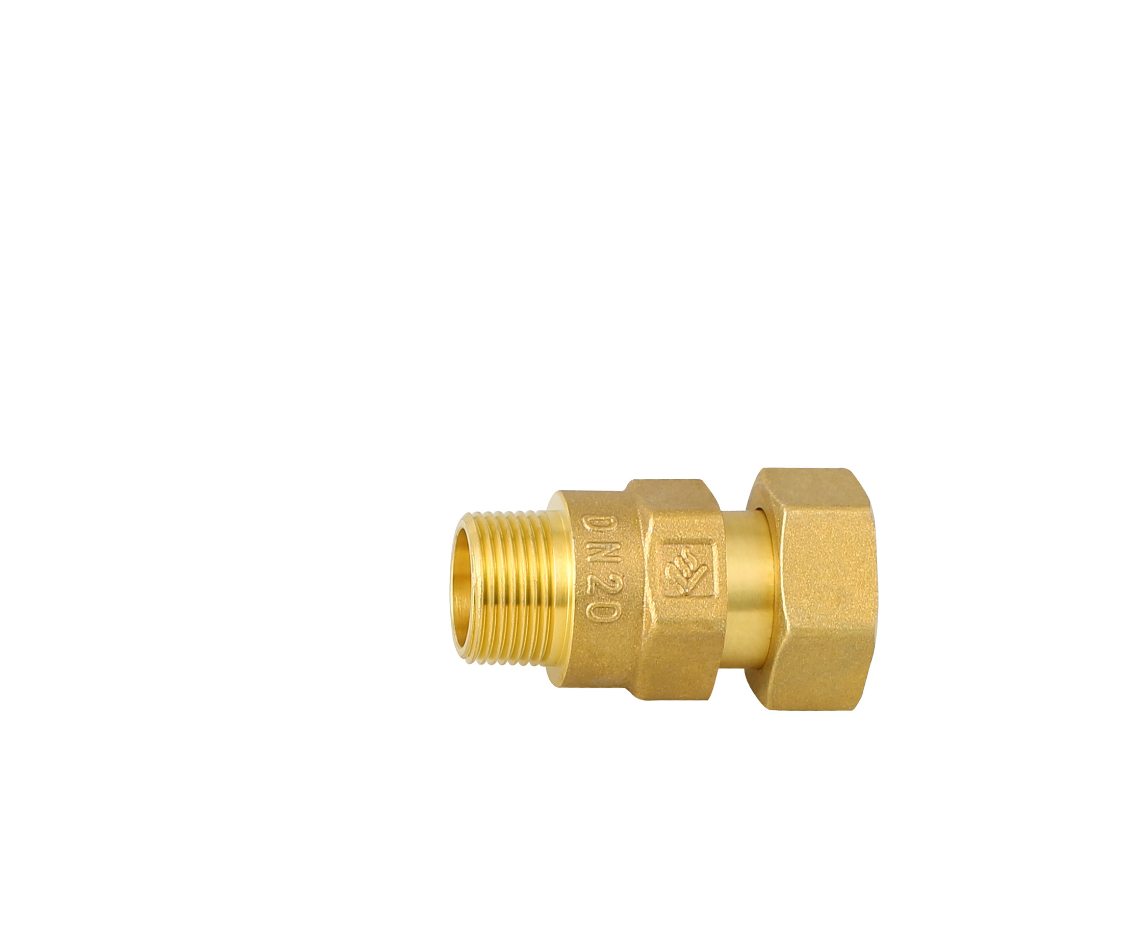 LISHUI Factory Supply Brass Valves Female Thread Vertical Forged Brass Spring Check Valve