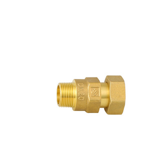 LISHUI Factory Supply Brass Valves Female Thread Vertical Forged Brass Spring Check Valve