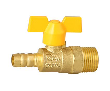 LISHUI 1/2 High Pressure Male Thread Gas Valve China Factory Brass Gas Ball Valve