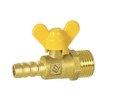 LISHUI 1/2 High Pressure Male Thread Gas Valve China Factory Brass Gas Ball Valve