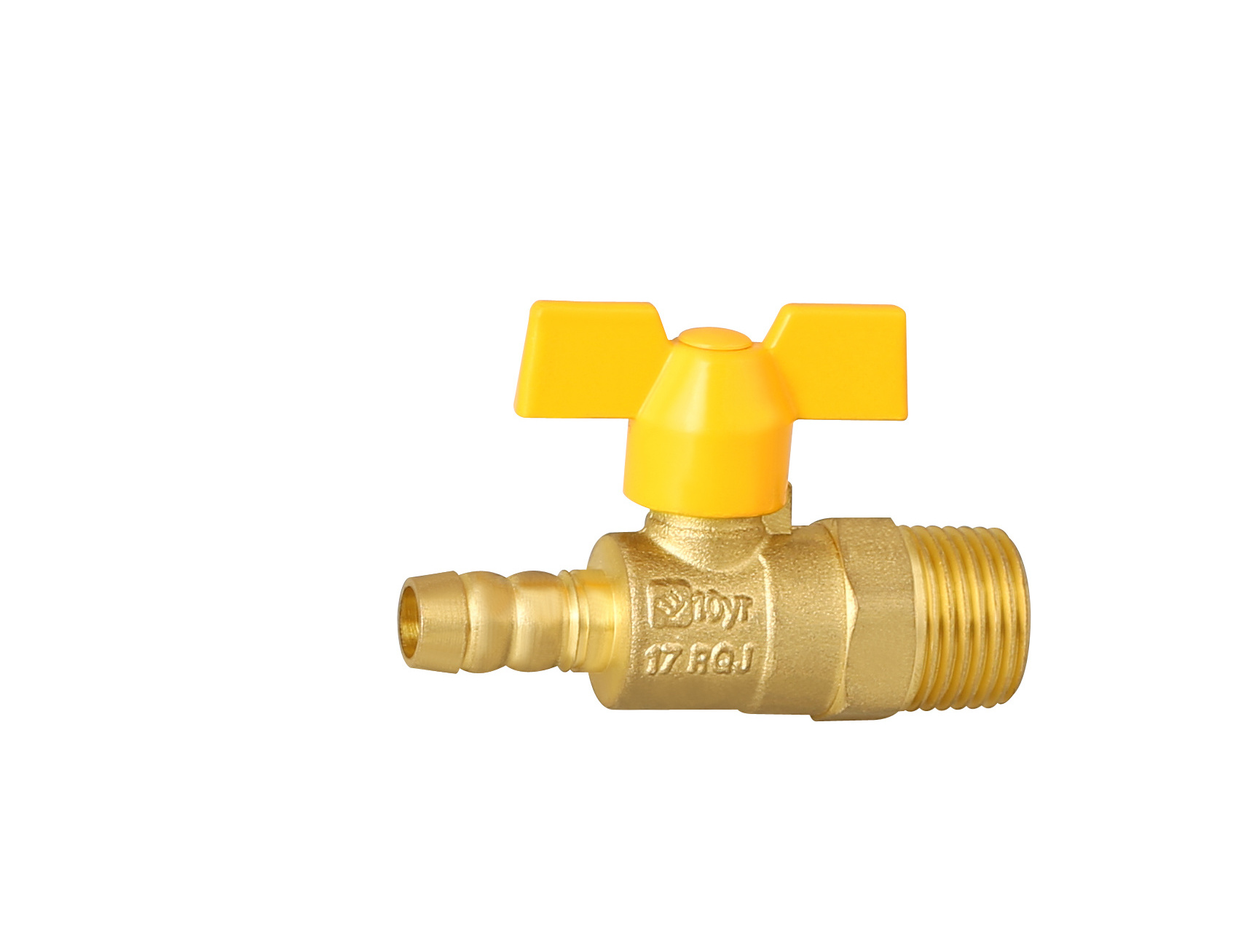 LISHUI 1/2 High Pressure Male Thread Gas Valve China Factory Brass Gas Ball Valve