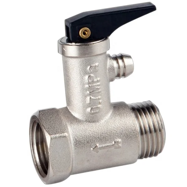 LISHUI hot selling brass safety valve water heater safety valve pressure relief safety valve