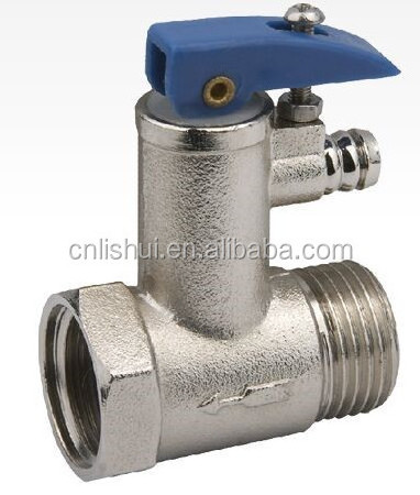 LISHUI hot selling brass safety valve water heater safety valve pressure relief safety valve