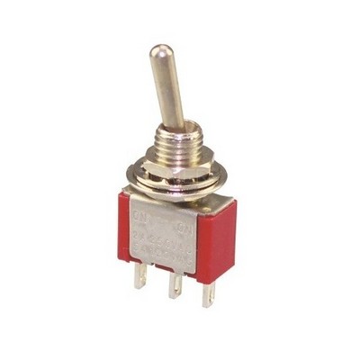 MTS-102 3 Pin 2 Way Single micro Brass Toggle Switch