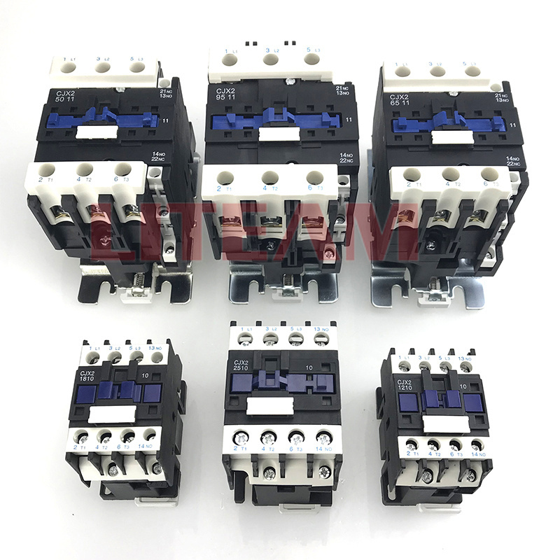 CJX2-1210 AC contactor Magnetic  High Quality LC1-D 220v /380v 12a 3p AC contactor