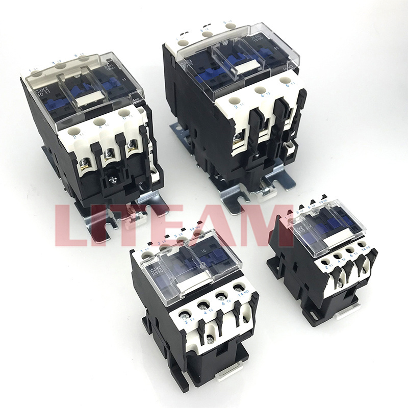 CJX2-1210 AC contactor Magnetic  High Quality LC1-D 220v /380v 12a 3p AC contactor