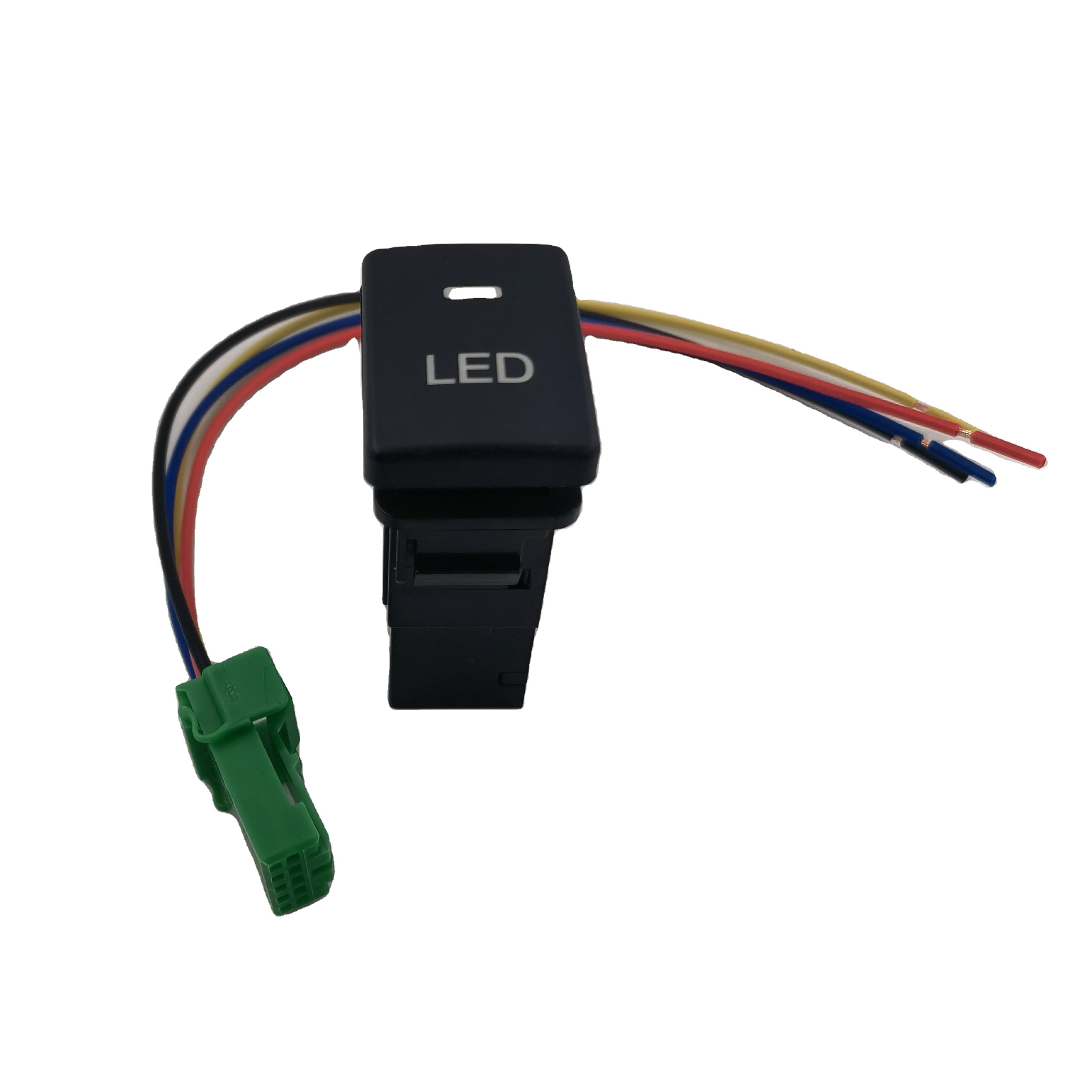 YY-002 20A 12VDC   Dual LED Light Bar On-Off Push Switch Fog Light Spot Light Button Switch For Car