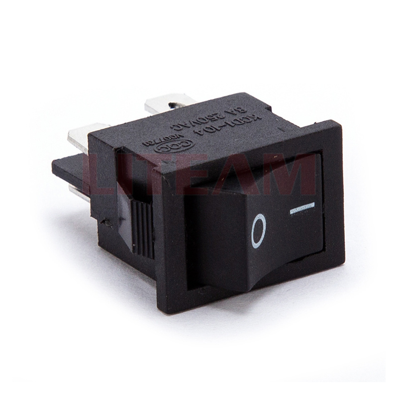 KCD1-104  4 pin High Load Compact Series Rocker Switch Rocker Switches For Electric Fireplace