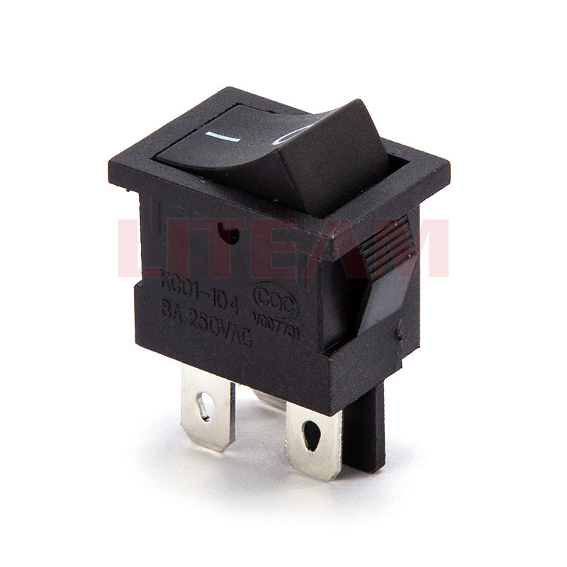 KCD1-104  4 pin High Load Compact Series Rocker Switch Rocker Switches For Electric Fireplace