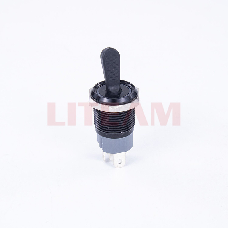 16MM LED illuminated  3pin  Metal Toggle Switch Ip65 Waterproof Metal Silver On Off Switch With Connector  15A 110V 220V  Button