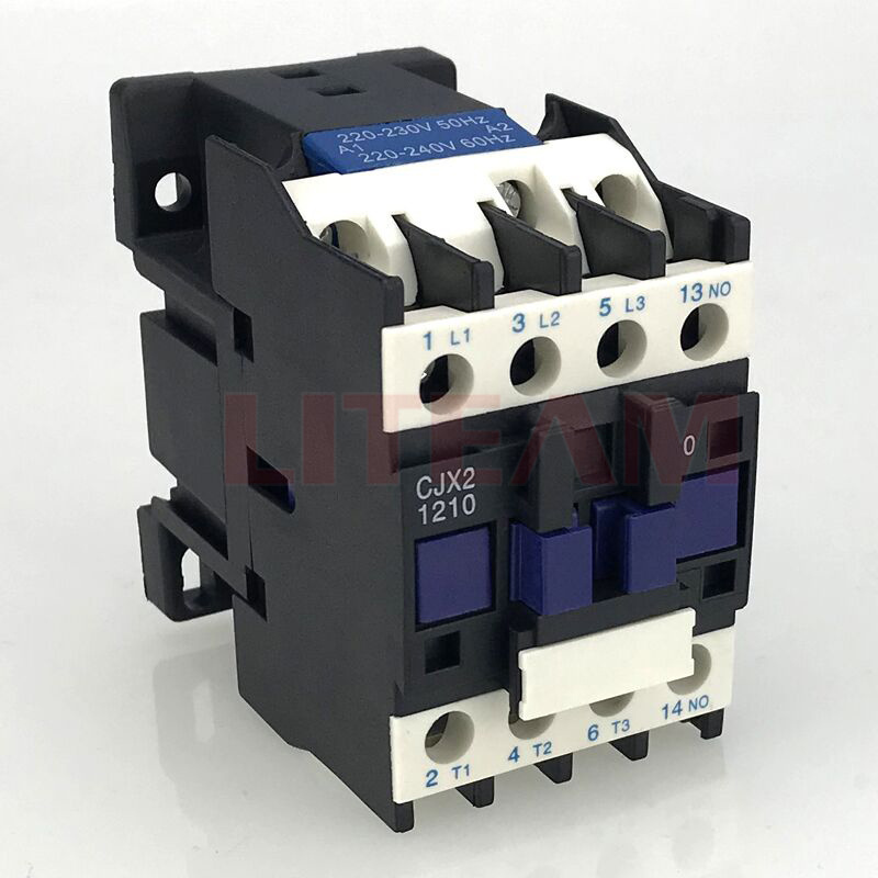 CJX2-1210 AC contactor Magnetic  High Quality LC1-D 220v /380v 12a 3p AC contactor