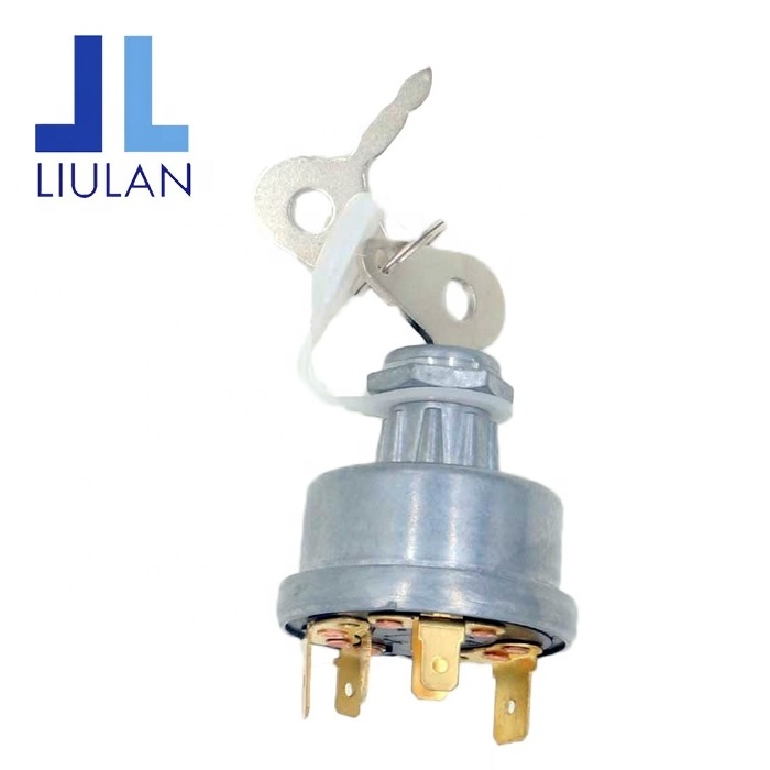 LIULAN  Tractor 6P Ignition Starter Switch  Ignition Switch  with 2 Keys  Fit for   Car  Boat Truck Tractor TS112R  LUCAS 34228