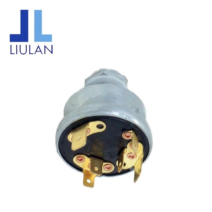 LIULAN  Tractor 6P Ignition Starter Switch  Ignition Switch  with 2 Keys  Fit for   Car  Boat Truck Tractor TS112R  LUCAS 34228