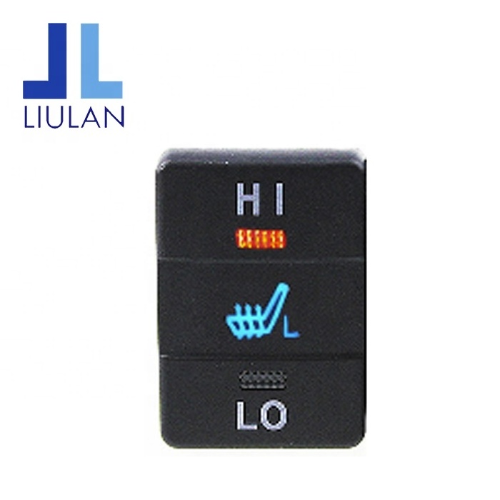 LIULAN  Factory Price Carbon Fiber Car Seat Heating Mat  Automotive Seat Heating Pad 3 Position Switch Car Seat Heater Fit RAV4