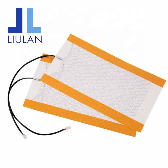 LIULAN  Factory Price Carbon Fiber Car Seat Heating Mat  Automotive Seat Heating Pad 3 Position Switch Car Seat Heater Fit RAV4