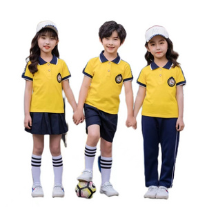 Summer Sports School Uniforms Short Sleeve With Short Skirt Or Shorts For Boys Summer School Uniform