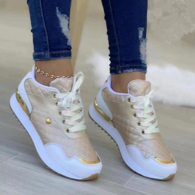 Women's Fashion Sports Shoes Thick Sole Elevated Running Sneakers Big Size Women Outdoor Non Slip Shoes Tennis Casual Shoes