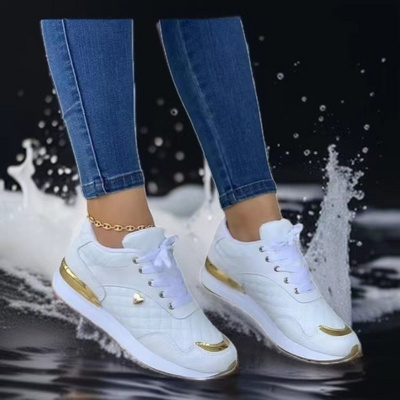 Women's Fashion Sports Shoes Thick Sole Elevated Running Sneakers Big Size Women Outdoor Non Slip Shoes Tennis Casual Shoes