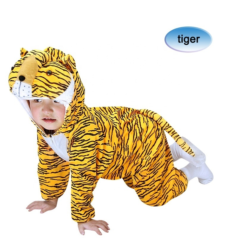 Halloween Party Tiger Lion Monkey Mascot Fancy Costume Fox Elephant Cosplay Panda Dinosaur Carnival Rabbit Kids Animal Costume