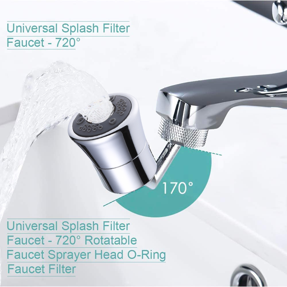 swivel kitchen sink aerator chrome Dual-function 2-Flow Sprayer Faucet Head faucet aerator