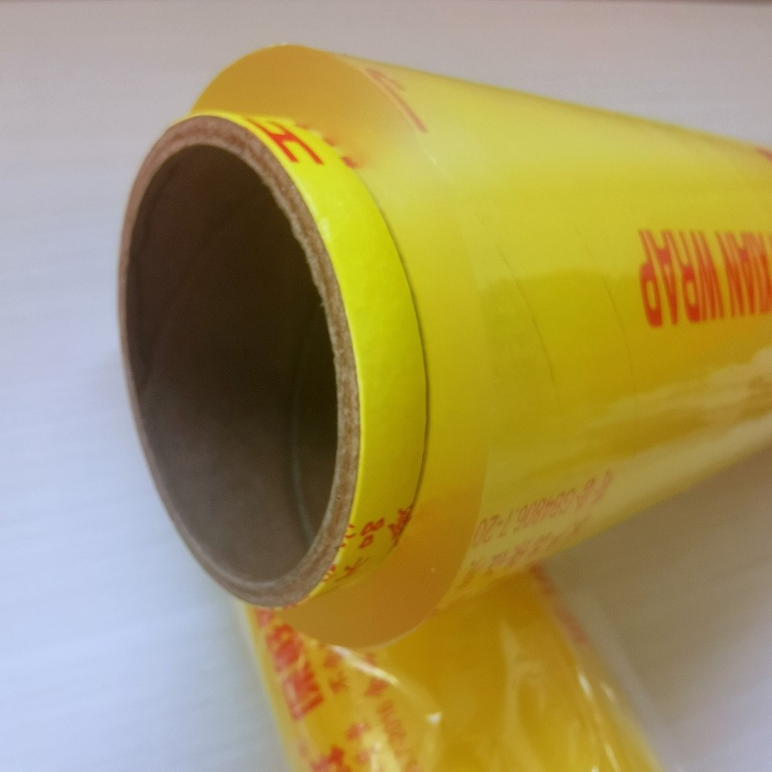 Factory Supply Good Price Transparent Food Grade PVC Cling Film Supermarket Household Use 10mic