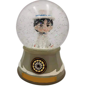 3.1inch detective conan SnowBall snow globe lovely boy Crystal Ball children andfriend gifts