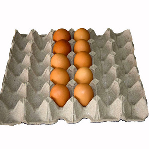 Eco-friendly pulp egg carton 30 cell recycle paper  egg box wholesale in china