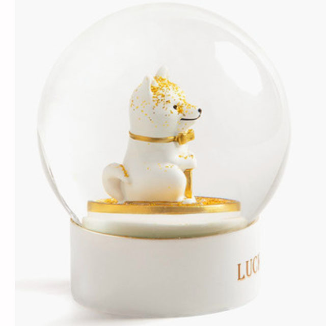 2020 customized lucky dog  SnowBall Christmas Snow Globe with Santa Claus Elk Crystal Ball Snow New Year Gifts