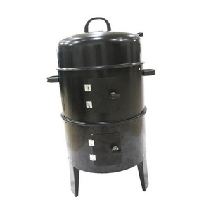 Outdoor BBQ charcoal smoker smoking BBQ grill roast stove oven